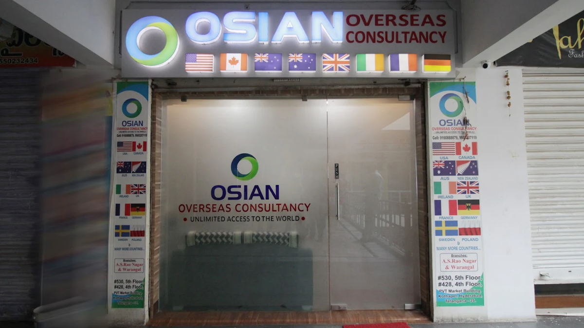 A meeting at Osian Overseas Consultancy