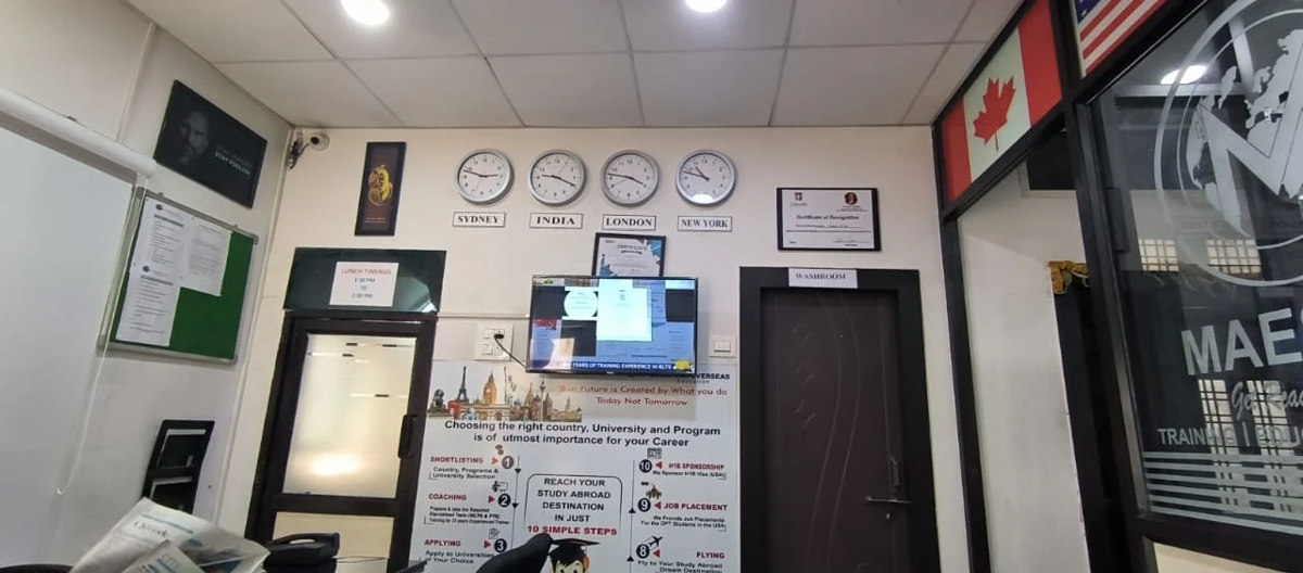 A successful student from Maestro Abroad.